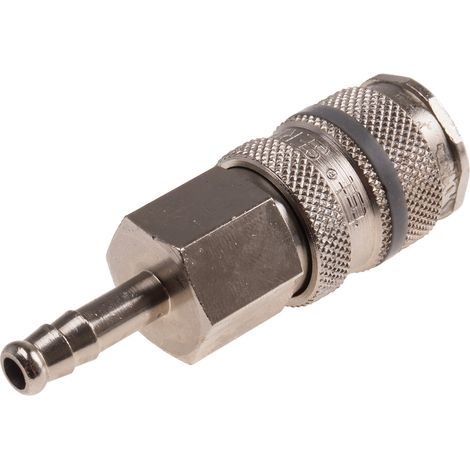 Raccord rapide pneumatique RS PRO, Tuyau cannelé vers Mâle 6mm en Laiton ( Prix pour 1 ) (1/2)