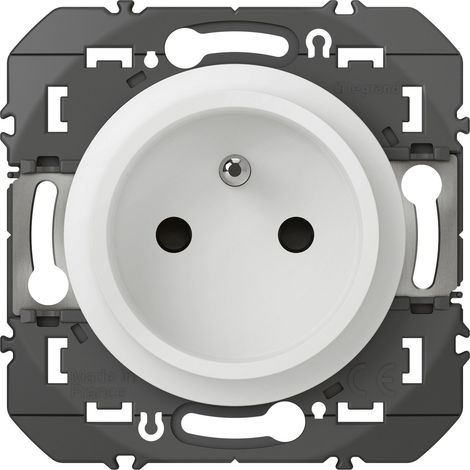 Prise Easyréno 2P+T 16A Dooxie - blanc - Legrand (1/3)