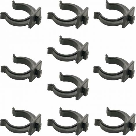 10x bayonet clip, suitable for base furniture tube feet kitchen bathroom base, adjustable foot clip (1/5)