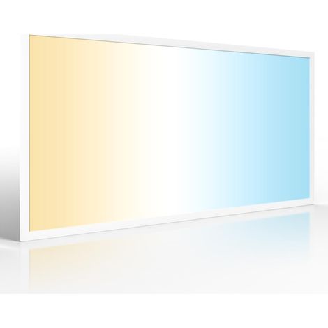 CCT LED Panel 120x60cm 24V 60W Rahmen weiss