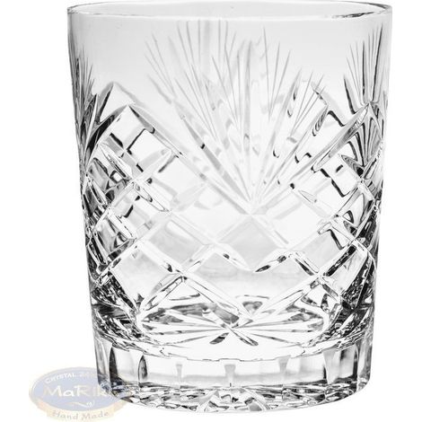 Vasos de whisky de cristal de 280 ml con diseño de piña. (1/3)