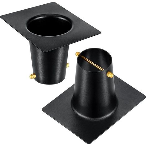 20041 Aluminium-Dachrinnenadapter (walzblank) für die Montage von Regenkettensystemen, Standard (1/2)