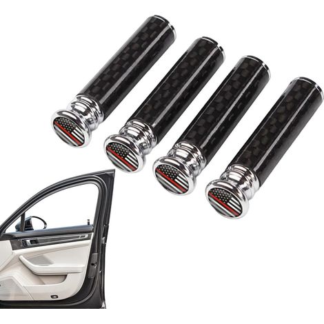 Türschlossknöpfe Für Alle Fahrzeugtypen Und Automobile Schutzabdeckung Aus 3.7 x 1.0 cm Autotürschlossknopf Für Männer und Frauen, Automotive, SUV, Wohnmobil, LKW (1/5)