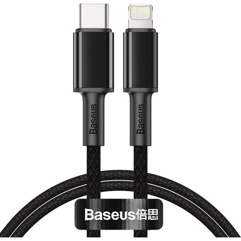 Cable USB-C para iPhone - Carga ultrarrápida 20 W 1 m - Negro (1/5)
