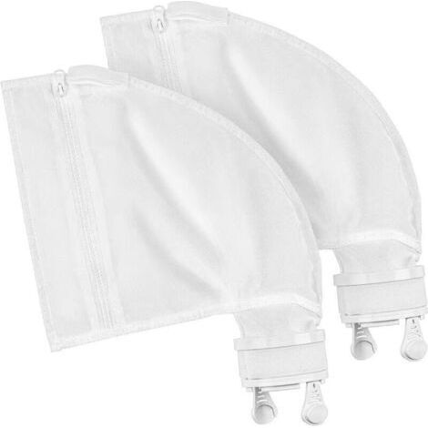 Poolreinigungsbeutel, 2er-Pack Nylon-Filterbeutel mit Reißverschluss und Ersatzfilter für Polaris 280/480 Poolreiniger (1/4)