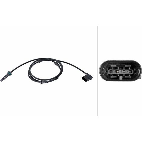 Capteur, vitesse de roue HELLA 6PU 358 216-671 MERCEDES-BENZ 2059057609