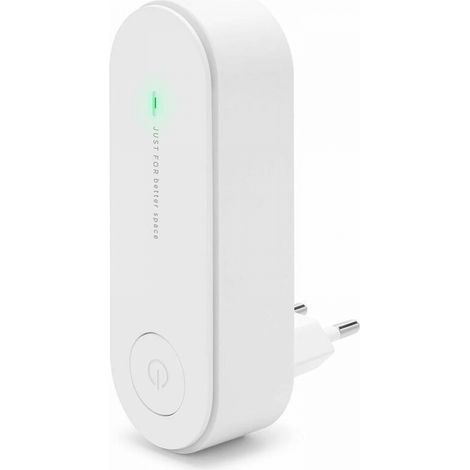 Purificateur d'air avec Générateur d'Ions Mini Filtre Plug-in Portable Air Purifier Désodorisant pour La Maison, Chambre, Cuisine, Bureau, Supprimer Les Fumée, Odeurs, Poussière, Pollen, Blanc (1/5)