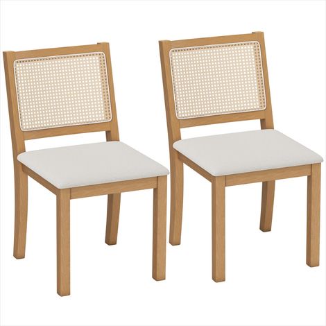 Banc de salle à manger Chaises de salle à manger en bois d'hévéa (1/5)