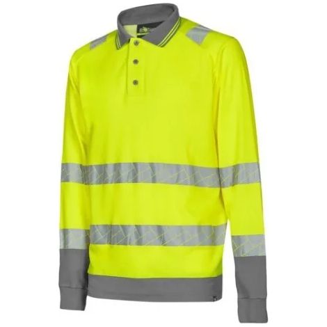 U-Power Polo da lavoro Close 3 Pz. WHL389GY - L (1/2)