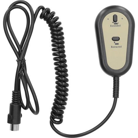 Télécommande électrique canapé relevable Ortviai 2 boutons gourde ABS câble 2m 5 broches pour lit motorisé et fauteuil (1/5)
