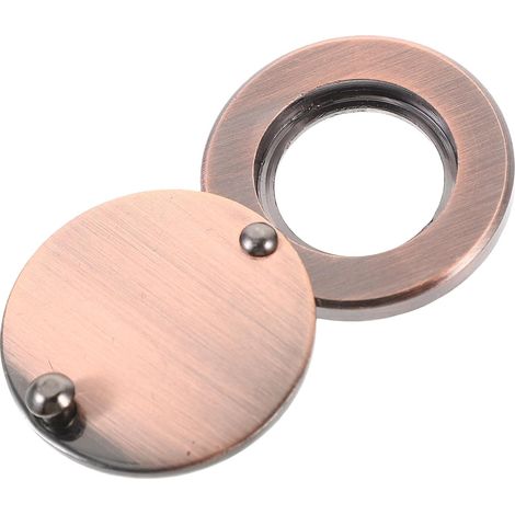 Cache-jonction en Métal Installation Facile pour Œilleton de Porte, Protection Vie Privée pour Porte D'entrée D'appartement (1/5)