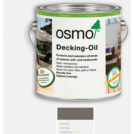 Osmo Decking Oil - Grey - 750ml