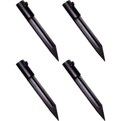 4 piquets pour torches, support robuste pour torches de jardin, support pour lampes d'éclairage paysager pour allées et jardins (1/5)
