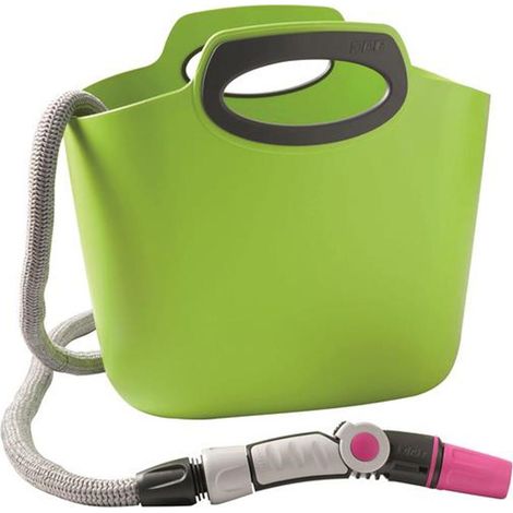 Hozelock Aquapop 30M Self-Extending Hose - Lime Green