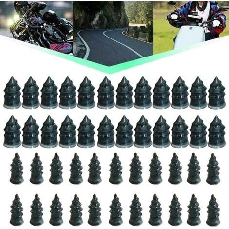 46 PCS Supplement goder Electric Motorcycle Vacuum pneu Supplement clous Free remove Lossless outil de réparation de pneus clous de champignons (1/4)