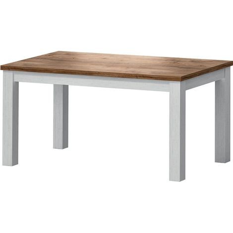 Table Ferdore 115 , 80x90x160cm, Allongement, Stratifié, Bois (1/2)