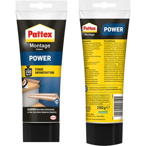 Montagekleber POWER weiß 250g Tube PATTEX