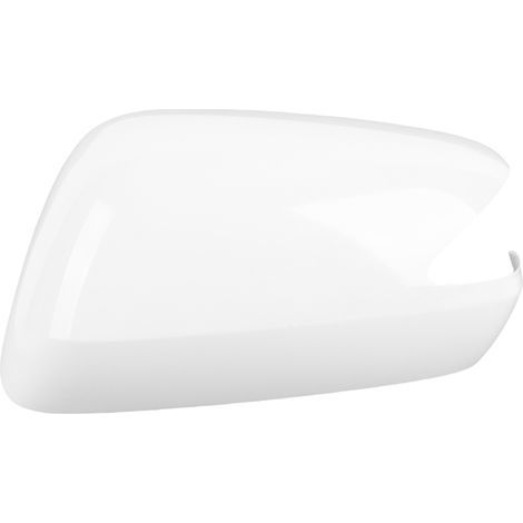 Side mirror cap, Solid protection, white, weatherproof, replacement for Fit Jazz 2009 – 2013 left (76251 TF0 E11). (1/5)