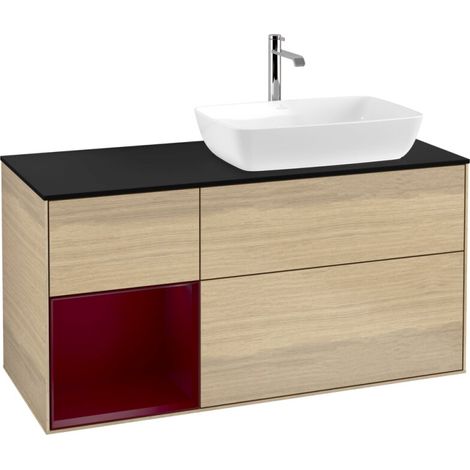 Villeroy & Boch F802HBPC Meuble sous-lavabo Finion F80 (1/2)