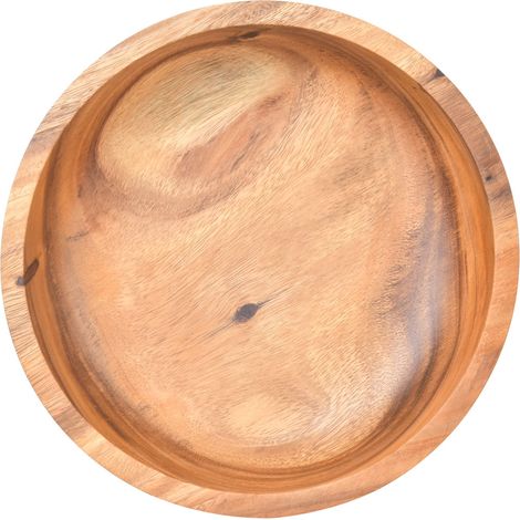 Saladier en bois, récipient pour fruits et légumes, vaisselle, ustensiles de cuisine, 30 x 9 cm (1/5)