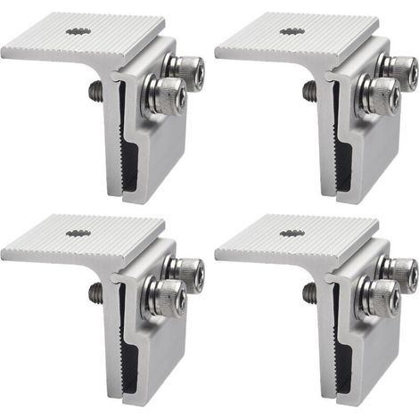 Ensemble de 4 attaches de câble pour câbles de toiture, clips pour joints debout pour câbles chauffants, pare-neige et panneaux solaires. (1/4)