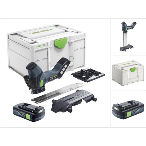 Festool ISC 240 EB-Basic Akku Dämmstoffsäge 18 V 240 mm + 1x Akku 3,0 Ah + Systainer - ohne Ladegerät
