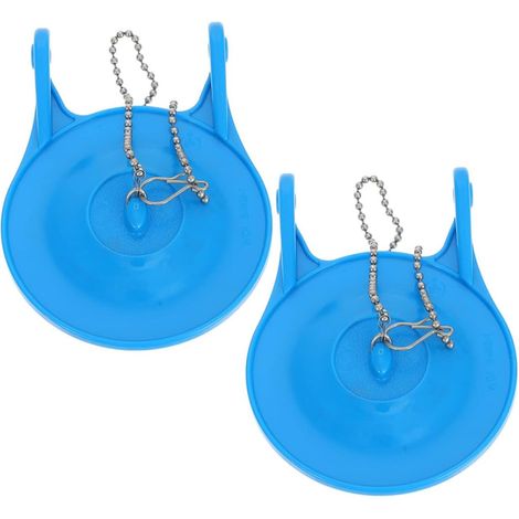 Kit de Réparation de Clapet de Toilette, Pvc, Bleu, 2 Pièces (1/5)