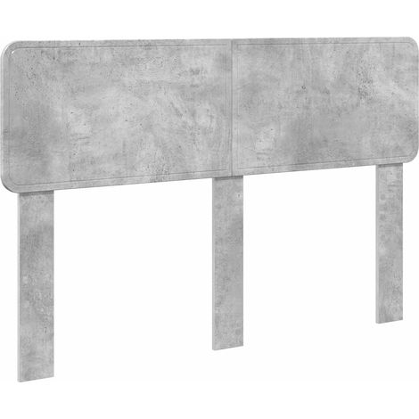 Cabecero Gris Concreto Madera contrachapada vidaXL