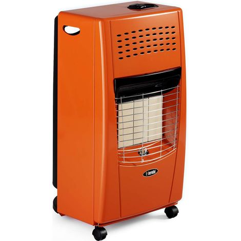 Bartolini Gasheizofen Flüssiggas Bella I Color 405 Orange 4200W Infrarot Piezoelektrisch