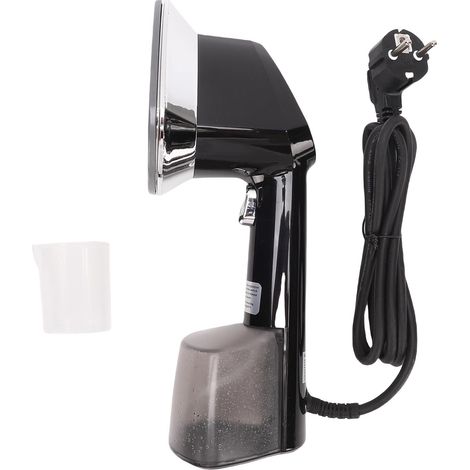 Fer à vapeur portable 1500W pour vêtements défroisseur tissu 250ML réservoir eau maison voyage noir (1/5)