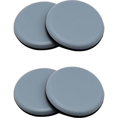 4 Pièces Patins pour Meubles en PTFE, 50 mm Patin Glisseur pour Meuble Lourd, Patin Teflon pour Déplacer Facilement Les Meubles Lourds - Protège Les Sols des Rayures (1/5)