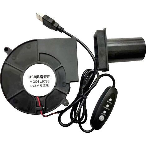 Ventilateur centrifuge turbo haute vitesse 9733 CC 12 V avec VA( ) (1/3)