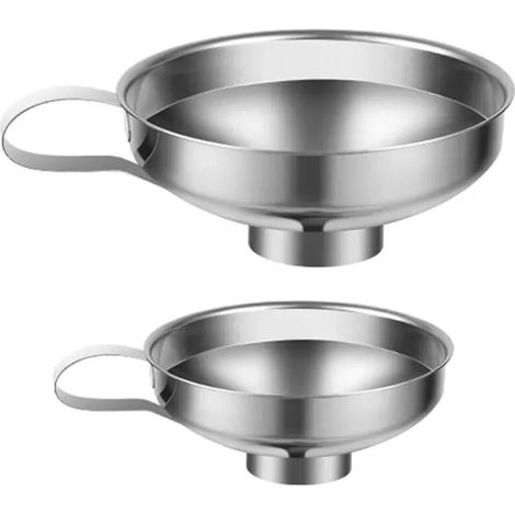 Imbuto da cucina a bocca larga per conserve, marmellate, olio, liquidi, versamento, uso domestico, 2 pezzi (1/4)