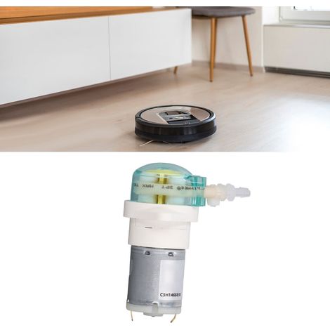 Analyseur chimique à petit débit 122 ml/min 5 W avec réducteur à engrenages, pompe péristaltique miniature hydroponique DIY 24 V (1/5)
