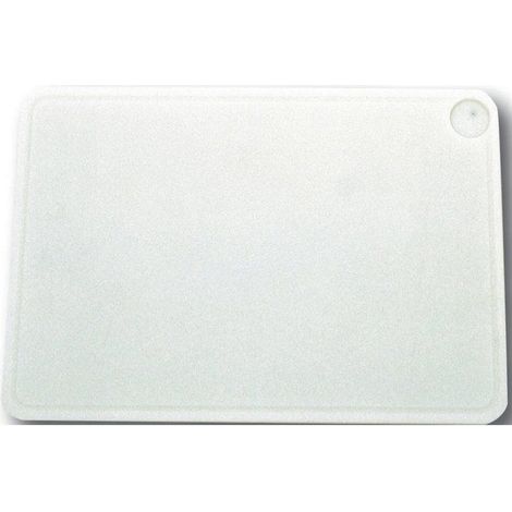 Tagliere da cucina LE PRATIQUE Pro 60 x 40 x 2 cm bianco con raccoglitore di succhi Ø 5 cm (1/4)