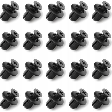 20 clips para la cubierta del paso de rueda Hyundai KIA de 8 mm (1/5)
