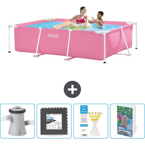 Rechteckiger Frame Pool - 220x150x60 cm - 5-teilig SCB131 (1/5)