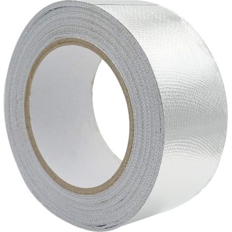 Ruban Adhésif Aluminium 50mmx25m – Renforcé Maille Verre, Température -30120°C (1/5)