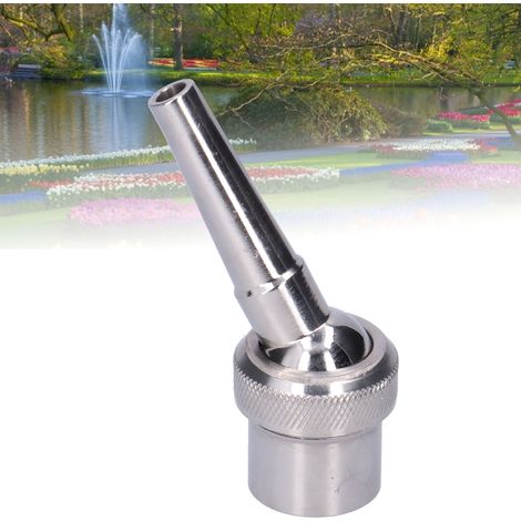 Tête de Jet Fontaine en Stainless Steel 304, Thread Femelle G3/4 25mm, Hauteur d'Jet 1-8m, Spray d'eau Adjustable pour Ponds & Fountains, Pièce Unique (1/5)