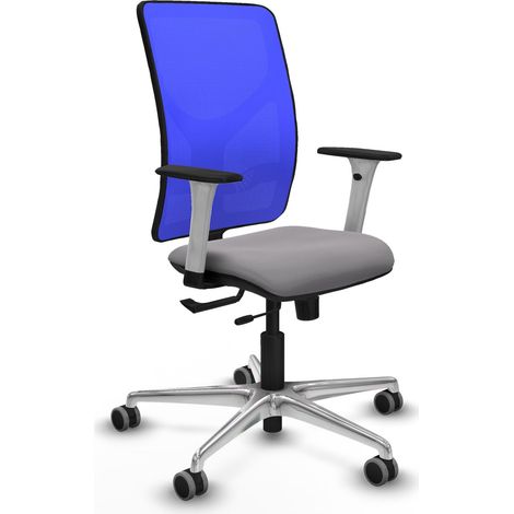 Chaise de bureau piqueras y crespo Motilla blanc roulettes 65 mm (1/2)