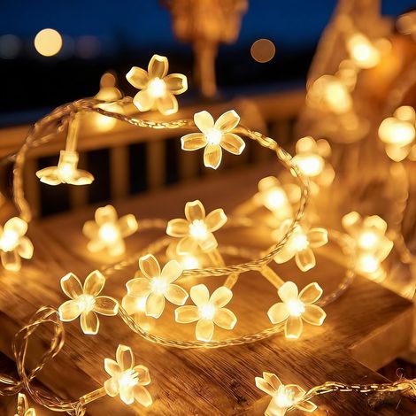Guirlande lumineuse LED en fleurs de cerisier (1/5)
