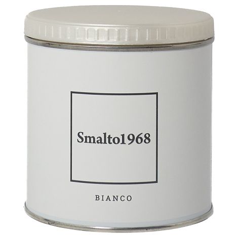 Pittura Shabby Chic Vintage finitura satinata - Smalto 1968 Vernice acrilico ad acqua inodore per Mobili, legno, ferro, piastrelle e supporti difficili 500 ml vari colori Duriplastic Bianco