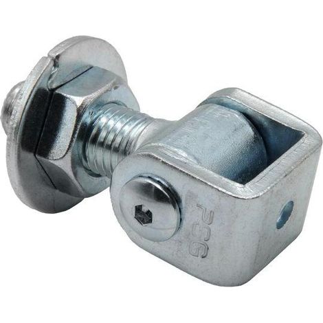 Bisagra PSG 61.013.01 para soldadura - Rosca M20 (ajustable, ojo galvanizado) (1/4)