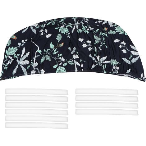 Housse de Canapé 3 Places Polyester Élastique Douce Protection Meuble avec Bandes de Fixation Lavable en Machine (1/5)