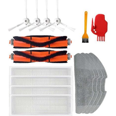 Pour Xiaomi robot aspirateur laveur 2 Pro/Lavage2 Lite/MJST1S/MJSTL brosse principale et latérale aspirateur kit d'accessoires (1/5)