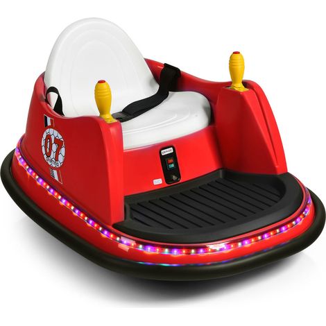 Autoscontro elettrica interattiva 57 x 75 x 42 cm per bambini 2-5 anni telecomando musicale rosso PP 200014631