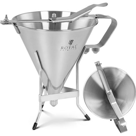 Pistola dosatrice per salse cremose su supporto in acciaio inox + 3 ugelli 1,8 l (1/5)