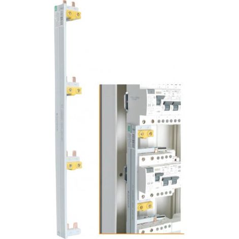 Peigne électrique 63 A – 4 rangées – Connexion interrupteurs différentiels – Protecteur de zone sous tension – Nalto