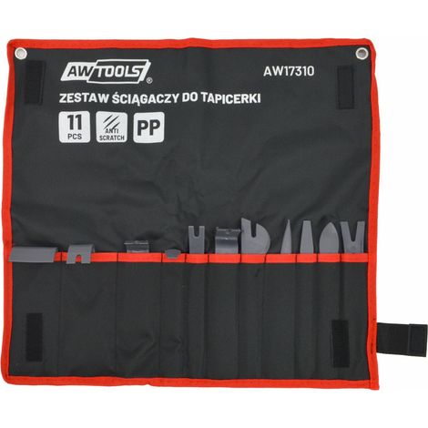 AWTOOLS ZESTAW ŚCIĄGACZY DO TAPICERKI PP 11cz.