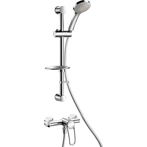 Delabie Duschsystem m. EHM 2739 Securitouch, S-Anschl. STOP/CHECK